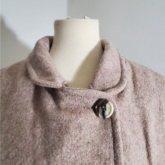 100% Wool Coat Blush Winter Coat M/L - Picture 6 of 12